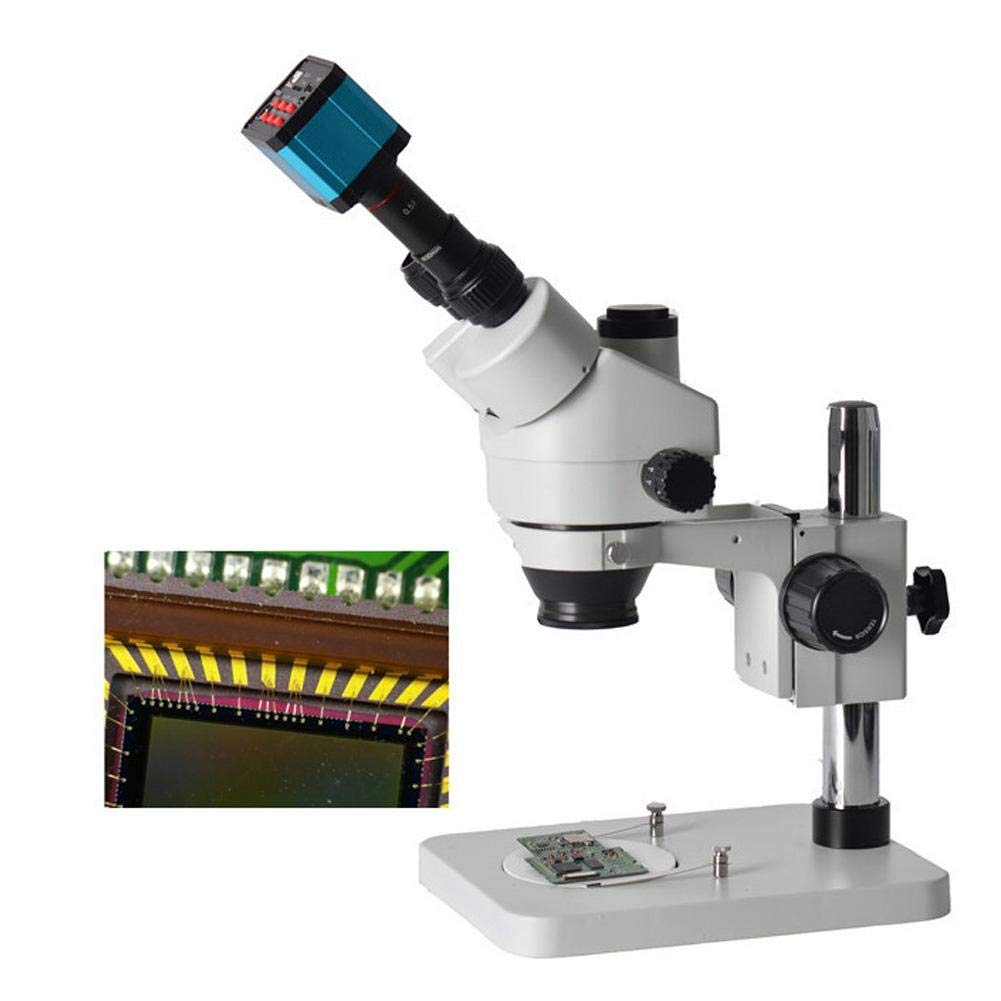 37Mp 1080P 60Fps Usb Microscope Camera Video Industry Microscope Camera With Conversion Adapter, 100 240V Microscope Digital Cam